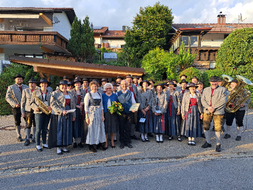 Goldene Hochzeit in Hause Abt - Ernennung von Wolfgang Abt zum Altbürgermeister der Gemeinde Missen-Wilhams